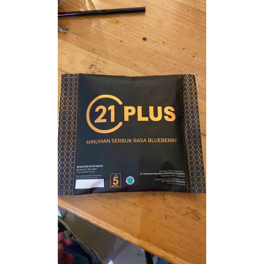 ( PRIVASI AMAN ) SUPLEMENT VITALITAS 21 PLUS 1 SACHET