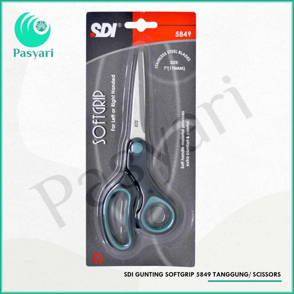 

SDI GUNTING SOFTGRIP 5849 TANGGUNG/ SCISSORS