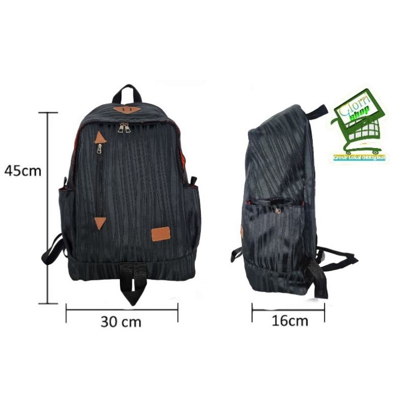 Tas Ransel Pria RDN 015 Distro Bandung Ransel Punggung Backpack Cowok Keren Sek BRAN NB-Tp F7B55RAPO