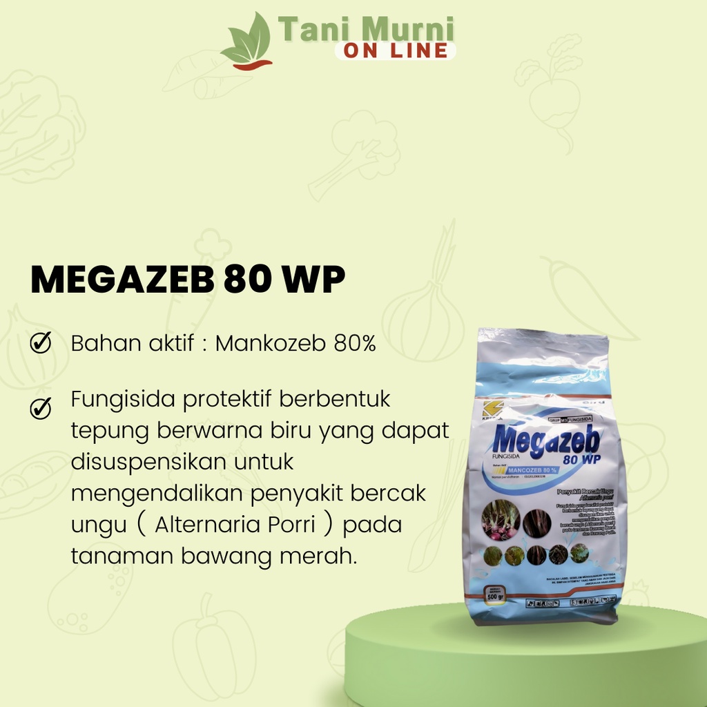 Fungisida Megazeb 500 gram