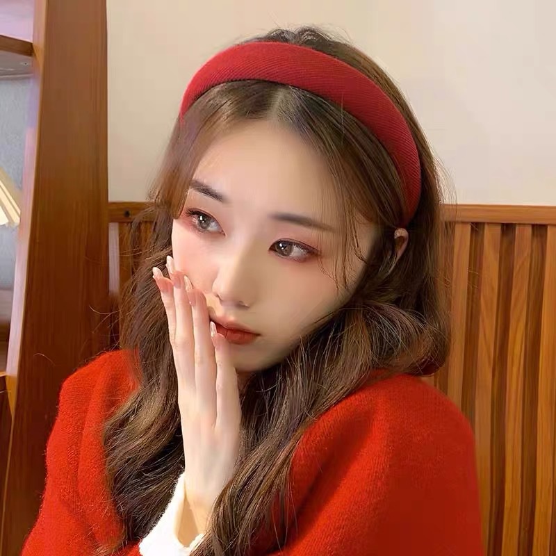 BANDO KAIN VARIASI MERAH TUA 02 MAROON SATIN BULU FURRY NATAL TEKSTUR MOTIF PATTERN PITA BOW RIBBON COLLECTION HEADBAND HAIRBAND KOREA PADDED BENDO MOTIF GARIS BUNGA LEMBUT LEBAR WIDE CNY NATAL IMLEK