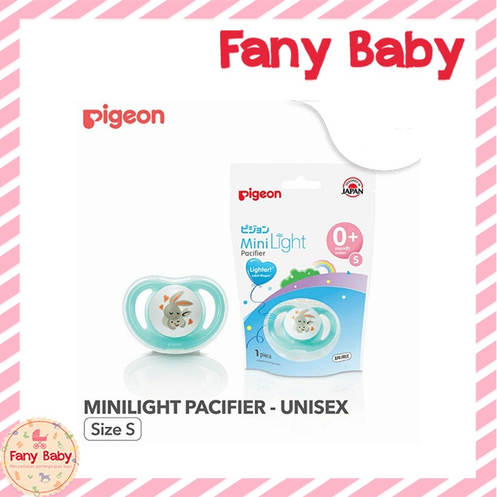 PIGEON SILICONE PACIFIER MINI LIGHT [ S 0M+ ]