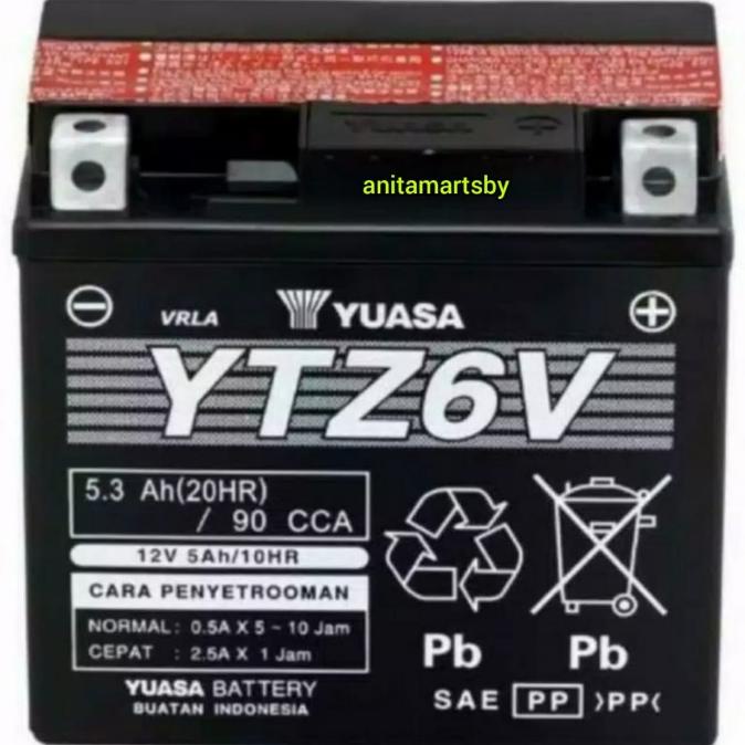 Accu Motor Yuasa Ytz6V Debezzz