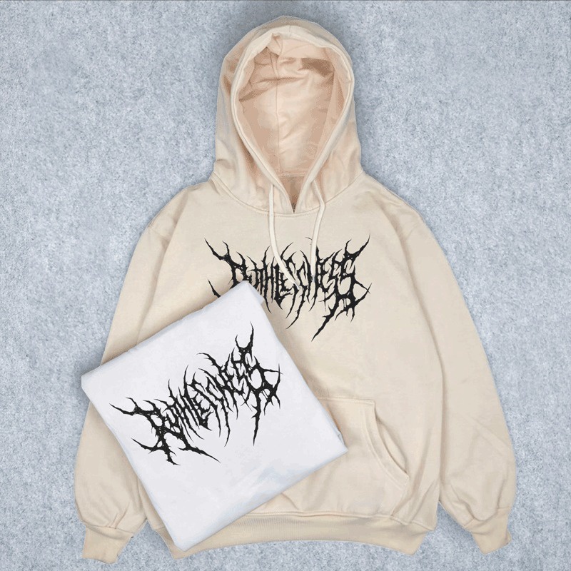 Parisdivarious Sweater Hoodie Jemper Akar Ruthless Bahan Fleece Size S - XXL (Pria &amp; Wanita)