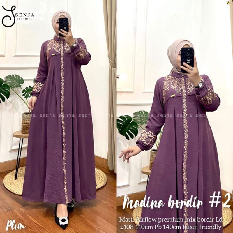 Gamis Madina Bordir ORI JASMINE