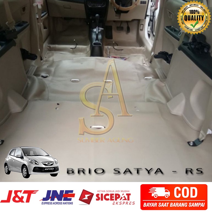 Karpet Dasar Peredam Mobil Honda Brio Rs/New Brio/Brio Satya/Brio Lama
