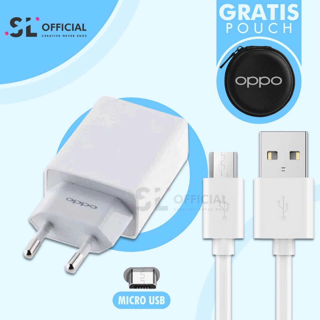 Charger OPPO Fast Charging Original Micro USB &amp; Type C