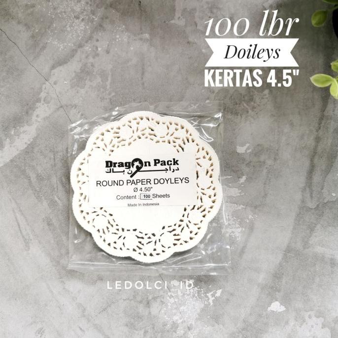 Terbatas Kertas Doilies Doyley Doiley Paper Kertas Renda Isi 100