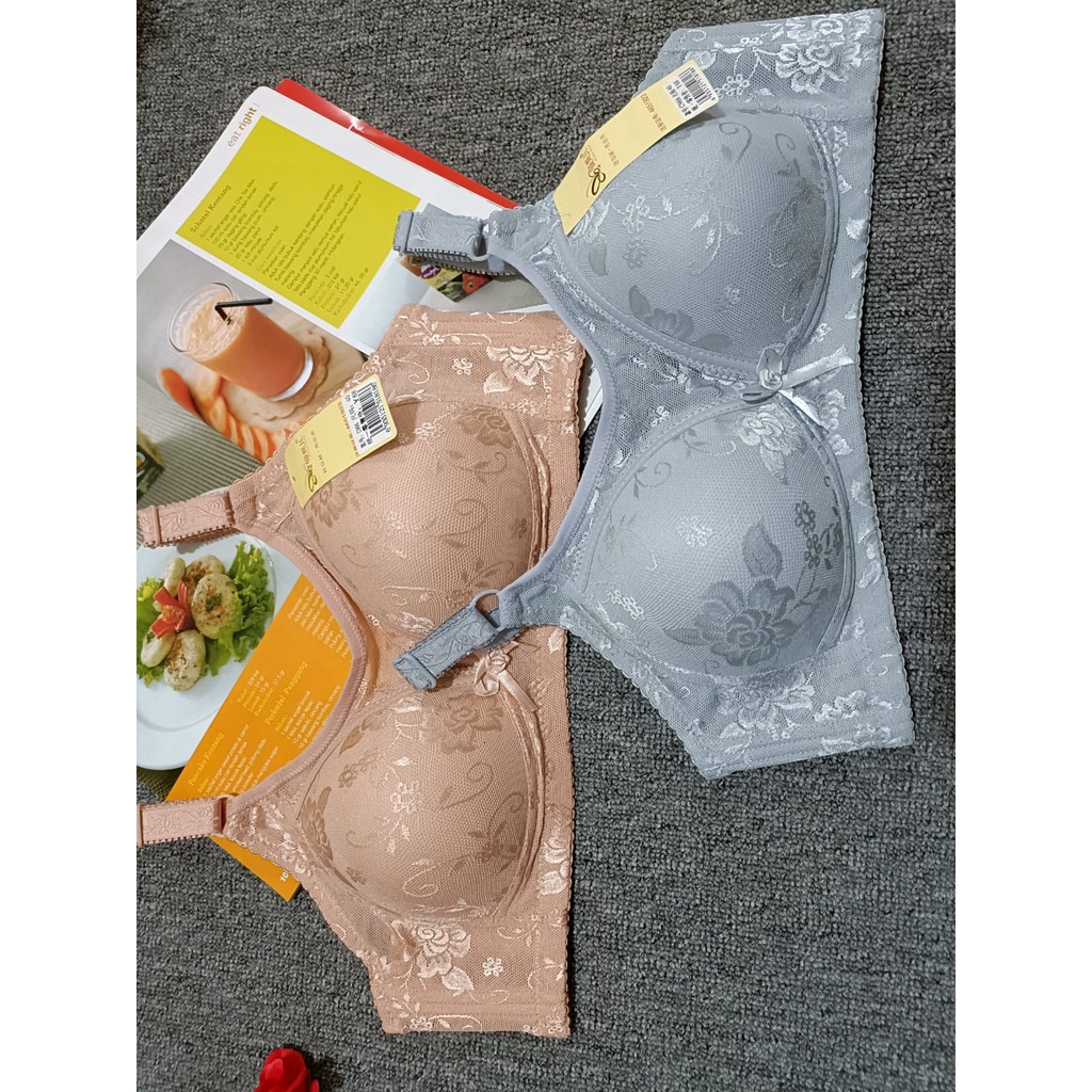 BRA / BH WANITA 966 TIDAK ADA KAWAT BUSA TIPIS SIZE 36-42