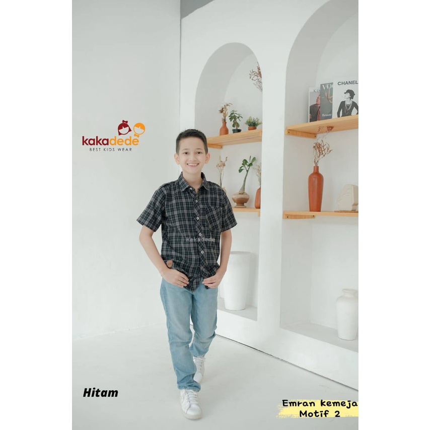 Kemeja Flanel anak Emran by Kakadede Motif 2