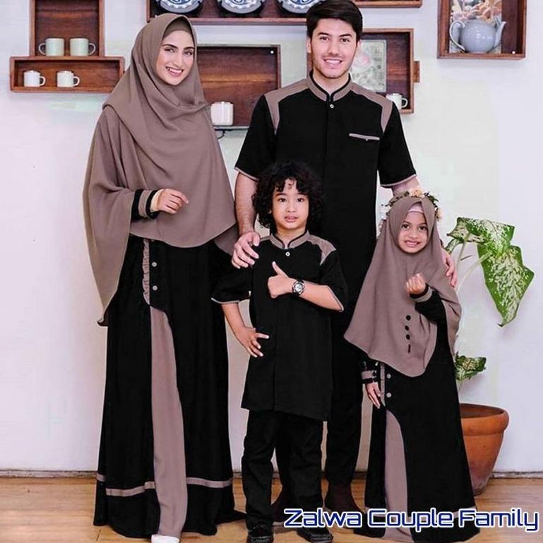 HARGA BERSAHABAT ZALWA COUPLE, BAJU COUPLE KELUARGA,COUPLE KELUARGA JANNAH FAMILY / BAJU COUPLE FAMI