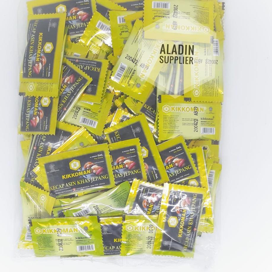 

➯ Kikkoman Sachet Kecap Asin Khas Jepang 5ml (Isi 100pcs) ✬