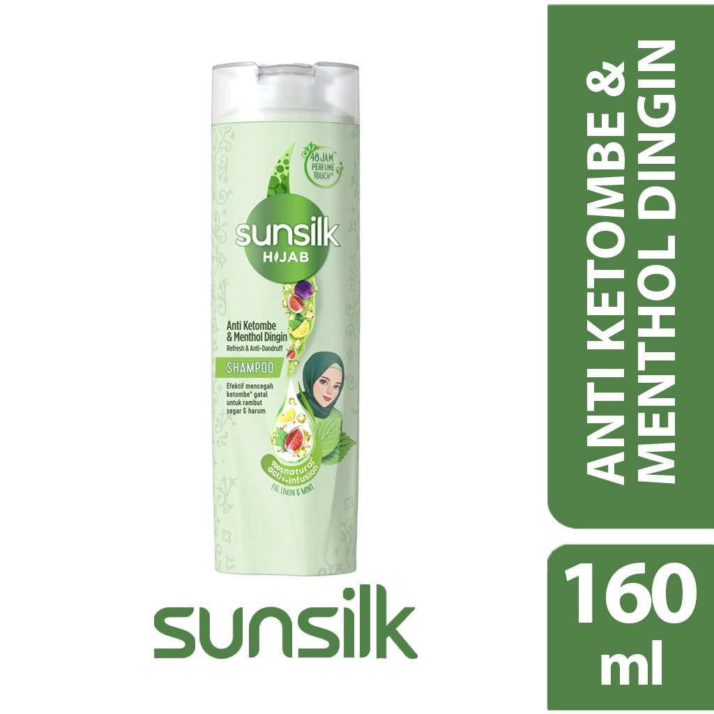 SUNSILK HIJAB RECHARGE REFRESH &amp; ANTI DANDRUFF SHAMPOO 160ml