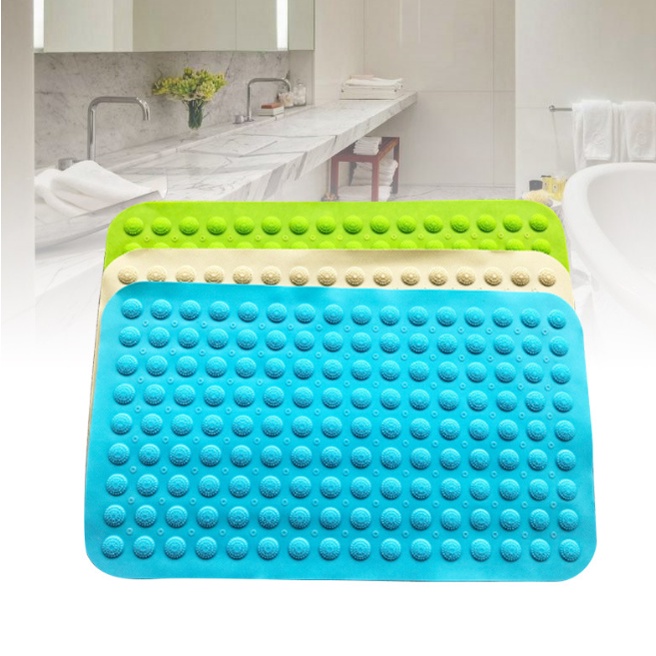 Bath Mat Keset Vacum Kamar Mandi Anti Slip Bahan PVC Uk 35 x 65cm