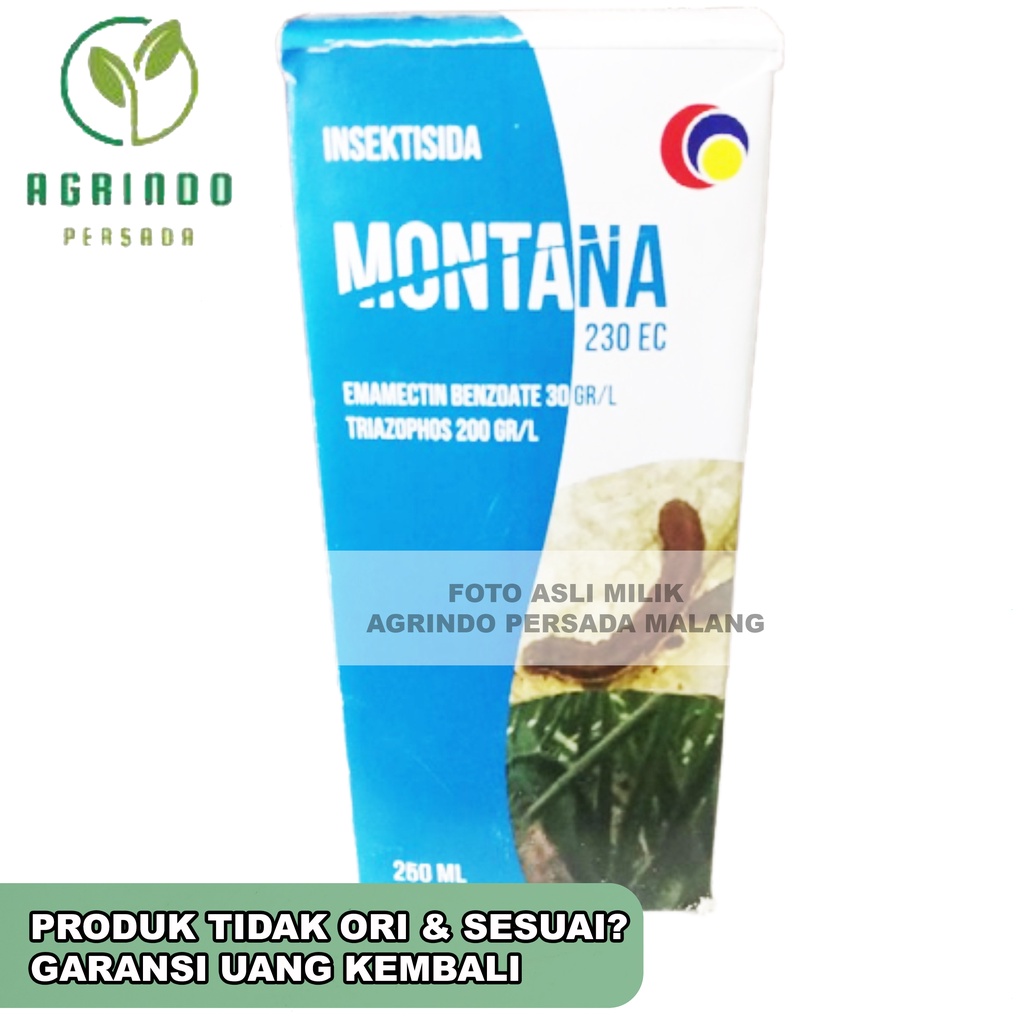 Insektisida Montana 230EC 250ml | Montana 250ml Insektisida Sejenis Vampyr, Toxedown, Pembasmi Ulat Bawang Merah