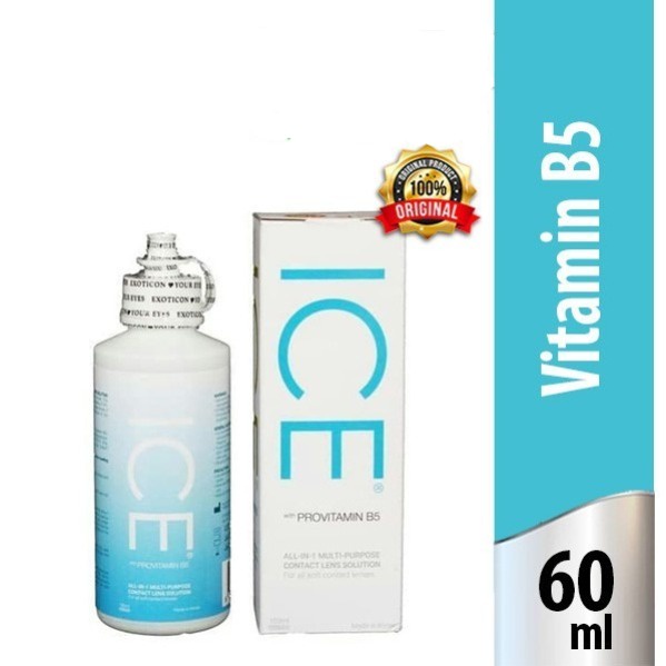 Cairan Air Soflens / Air Pembersih Softlens ICE Solution 60ml  / 150ml