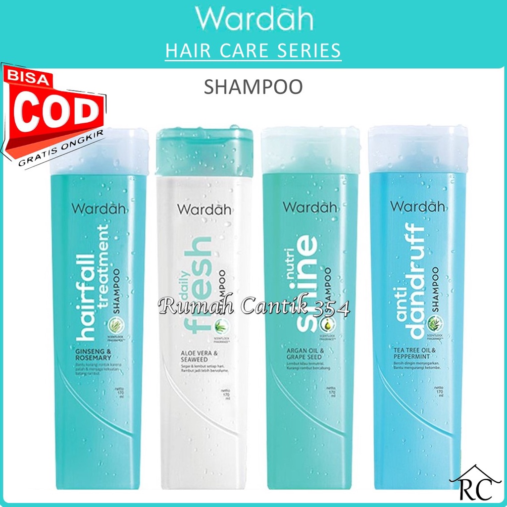 RUMAH CANTIK Wardah Shampoo 170 ml - COD / BAYAR DI TEMPAT