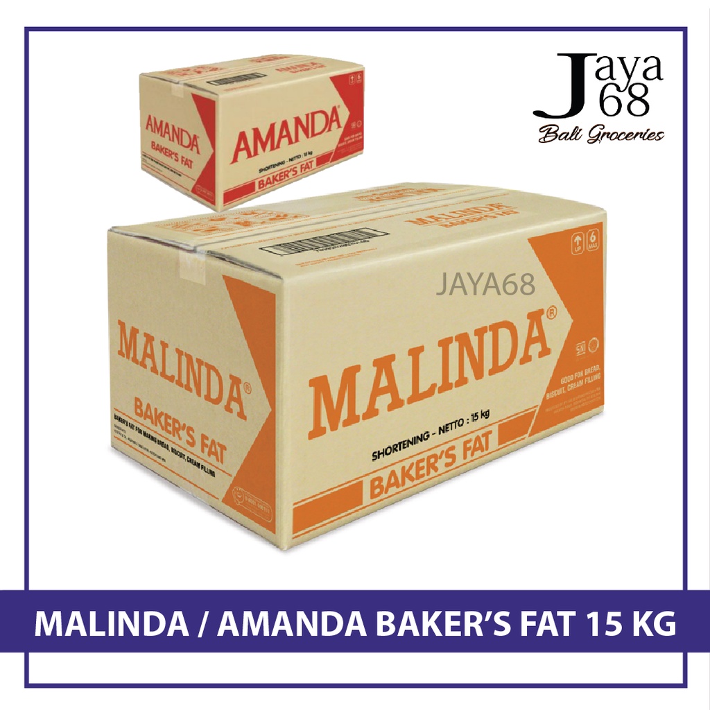 

AMANDA / MALINDA BAKERS FAT 15 KG