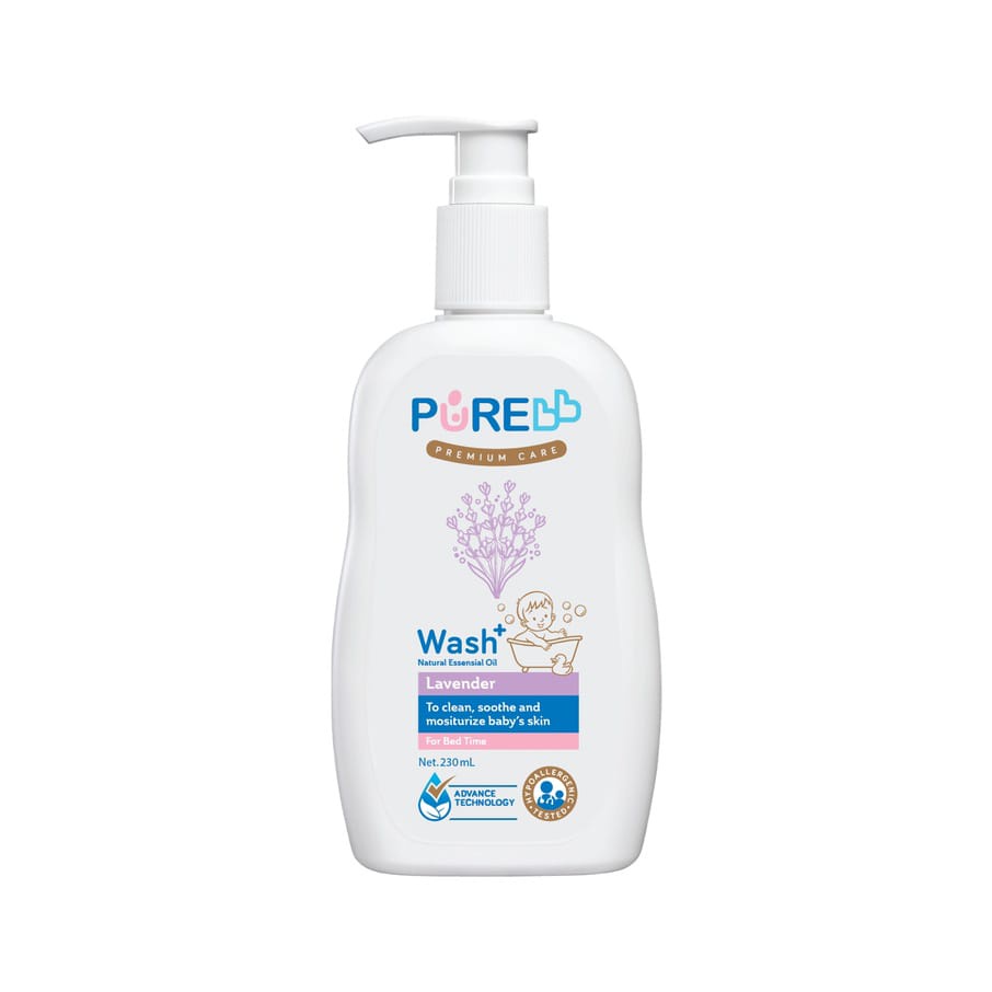 PURE BABY WASH/SOAP 230ML / FRESHY, FRUITY, EUCALYPTUS/ SABUN MABDI BAYI DAN ANAK