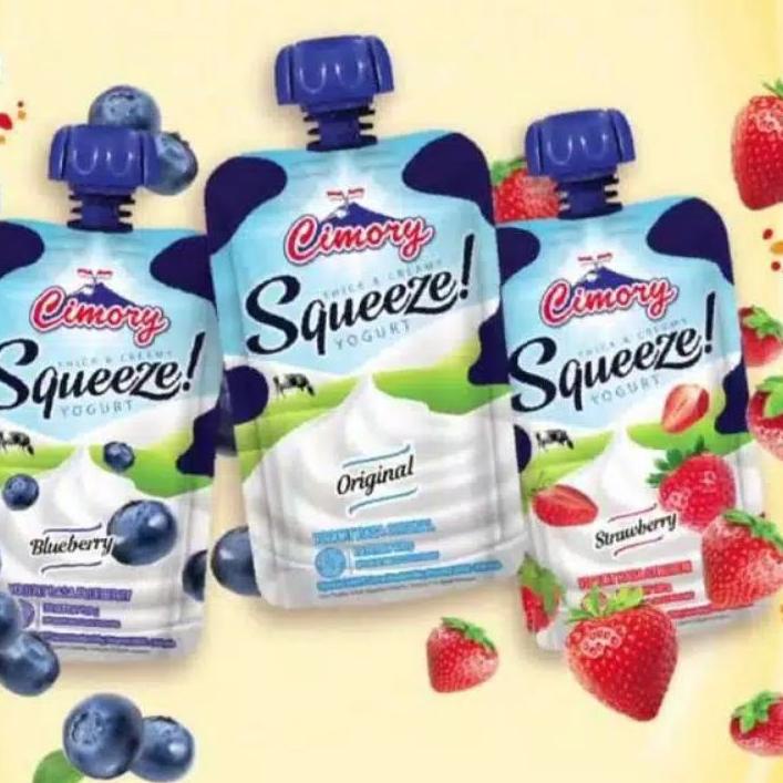 

✷ 6 PCS - CIMORY SQUEEZE YOGURT ✲