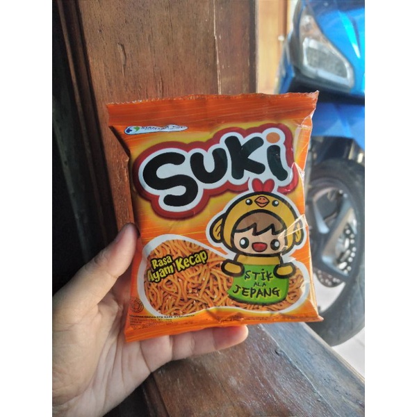 

SUKIYAKI SNACK SUKI MIE STIK ALA JEPANG RASA AYAM KECAP JAJANAN JADUL [10pcs]