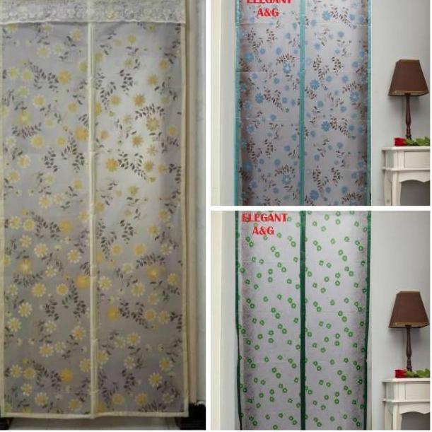 BEST PRODUCT GARANSI PALING TEBAL PVC TERBAIK AMAN  Tirai pintu magnet khusus ac jumbo / Tirai magne