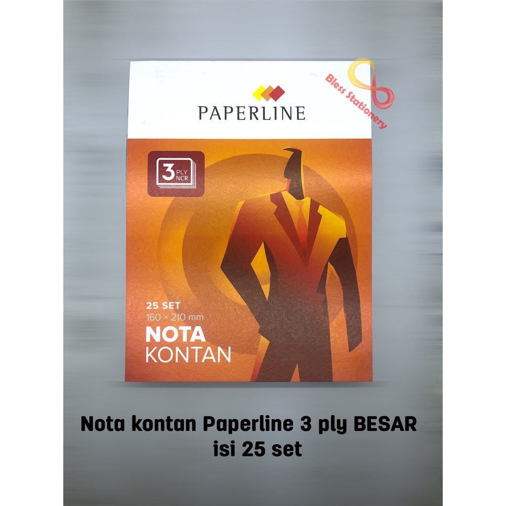 

Buku nota Paperline 3 ply BESAR Buku nota kontan 3 rangkap buku nota NCR buku bon rangkap 3