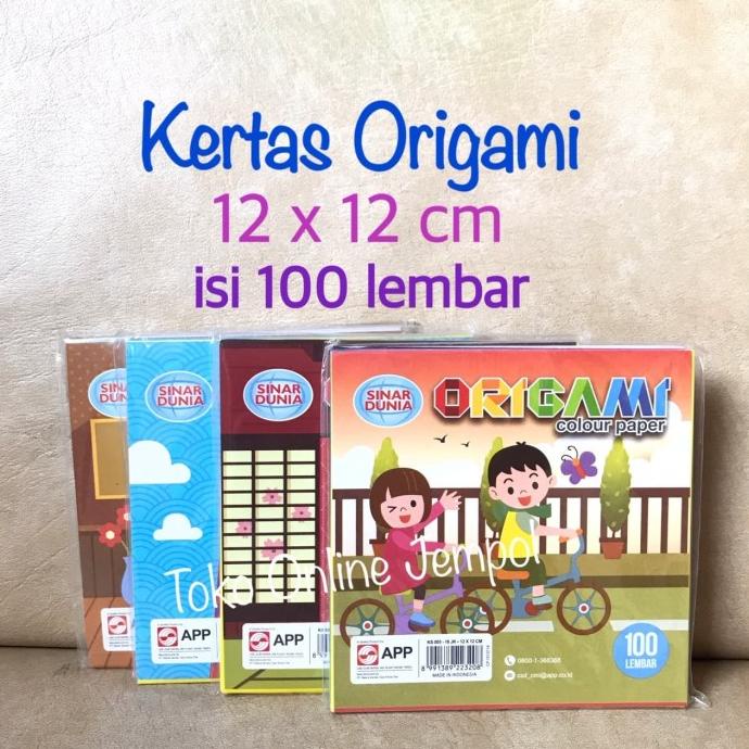 

ATK0720SD 12x12 Kertas Origami SIDU Sinar Dunia 223208 Melipat Paper