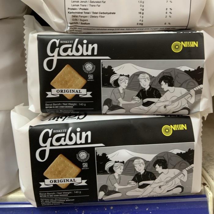 

NISSIN Biscuit Gabin Original Pack 140gr