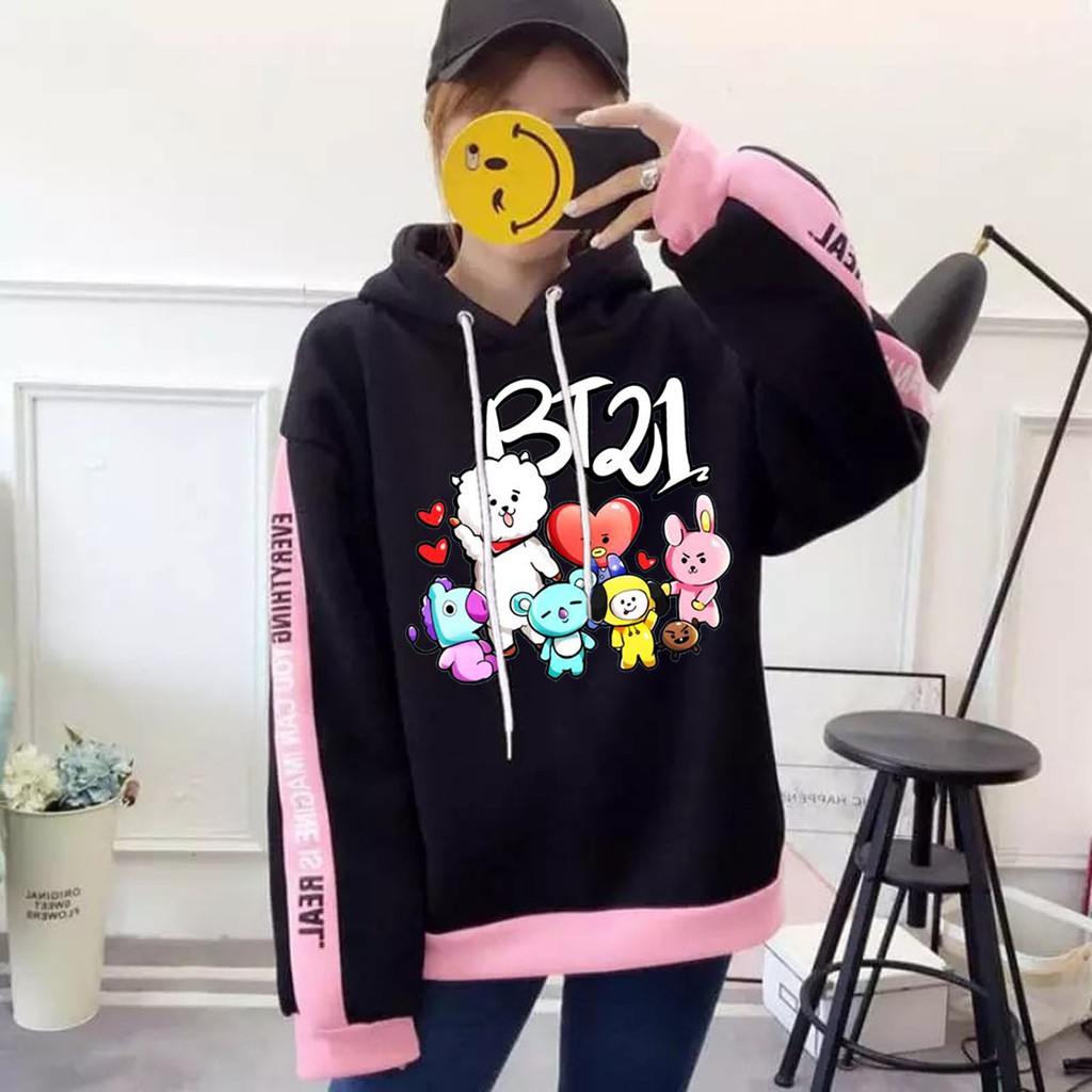 Bess - Hoodie Remaja Wanita / Hoodie Remaja BONEKA