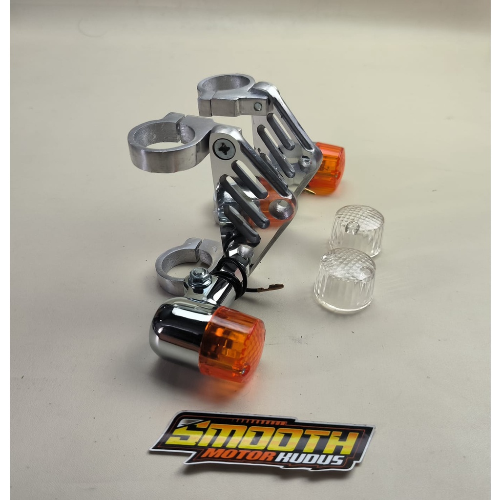 Kupingan lampu cnc set Sein diamond lampu sen diamon Kupingan lampu pesek Kupingan cnc as 33 31 brek