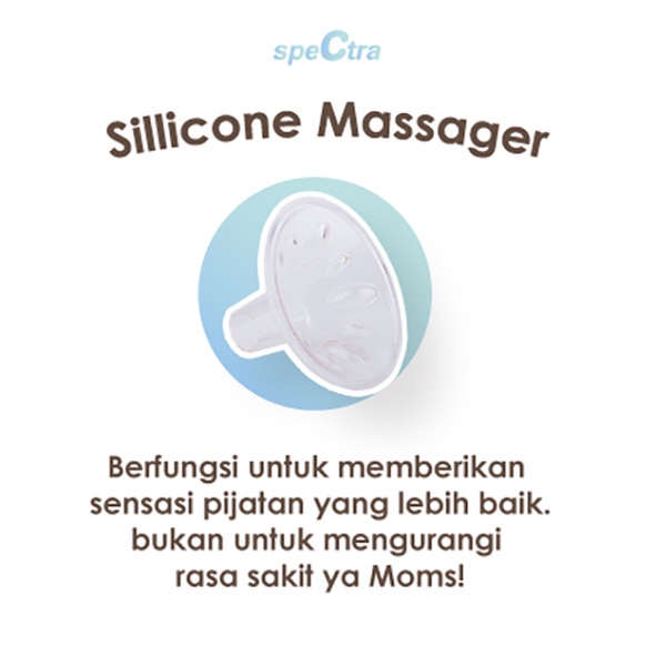 Spectra Silicone Massager / Bantalan Corong Silikon