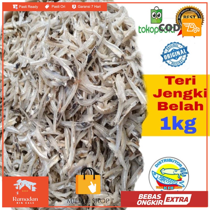 

ikan asin teri jengki belah vip 1kg