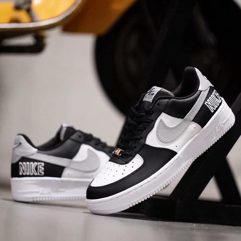 NIKE AIR FORCE 1 LV8 EMB BLACK SILVER