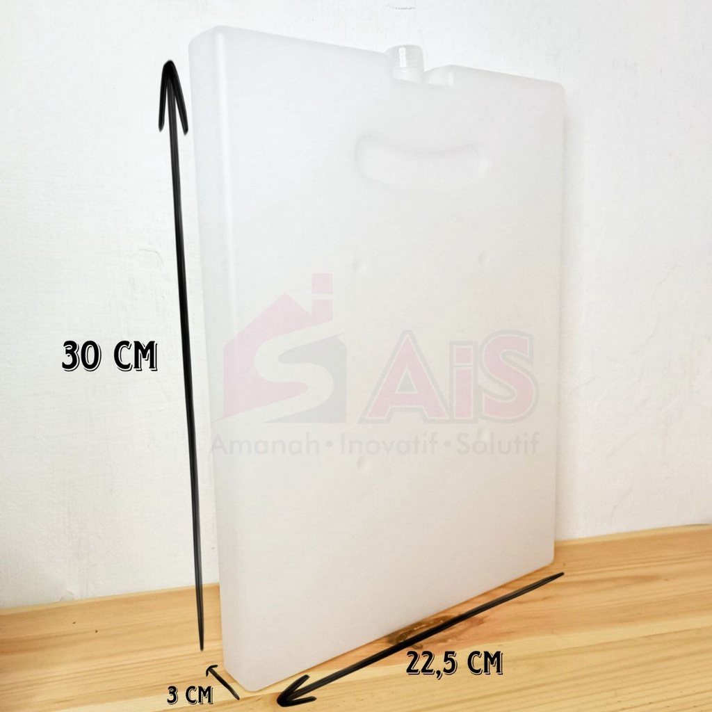 Natasia22 Botol Ice Pack Kosong 30X22X3Cm Botol Kosong Ice Pack Kotak Icepack Kotak Kosong Icepack