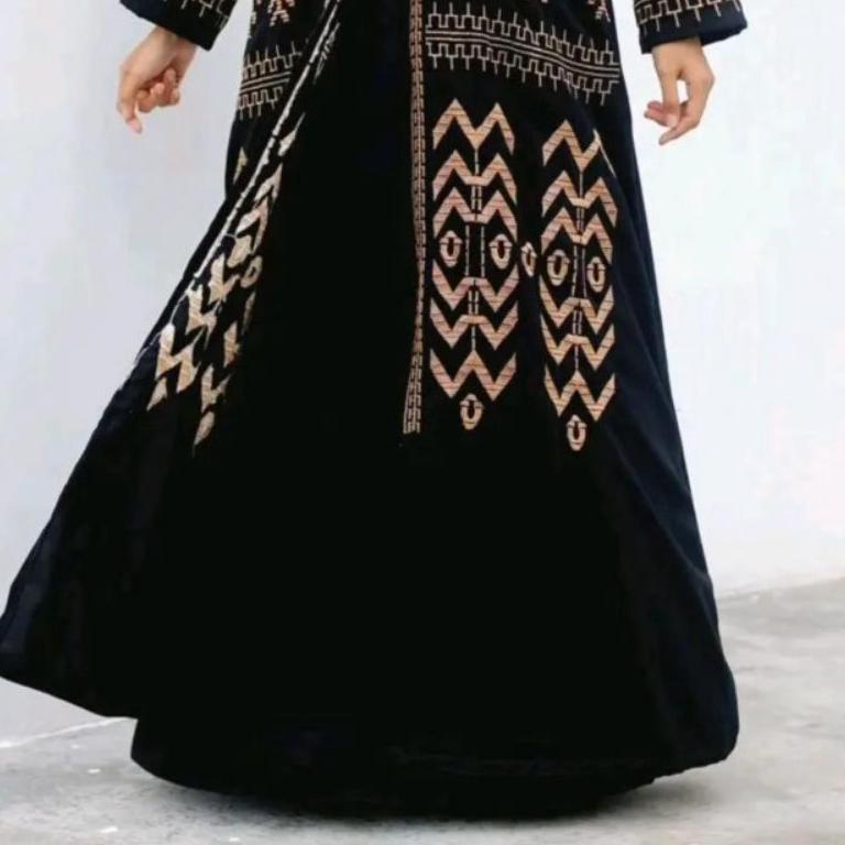 STOK TERBARU Abaya Bordir Basic Abaya Turkey Gamis Bordir Pusat Grosir