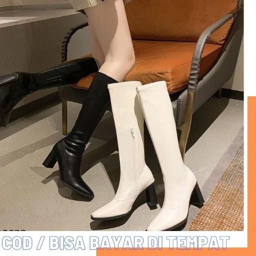 Original HS / Sepatu Boots Long Heels Wanita Fashion Import 240 ?