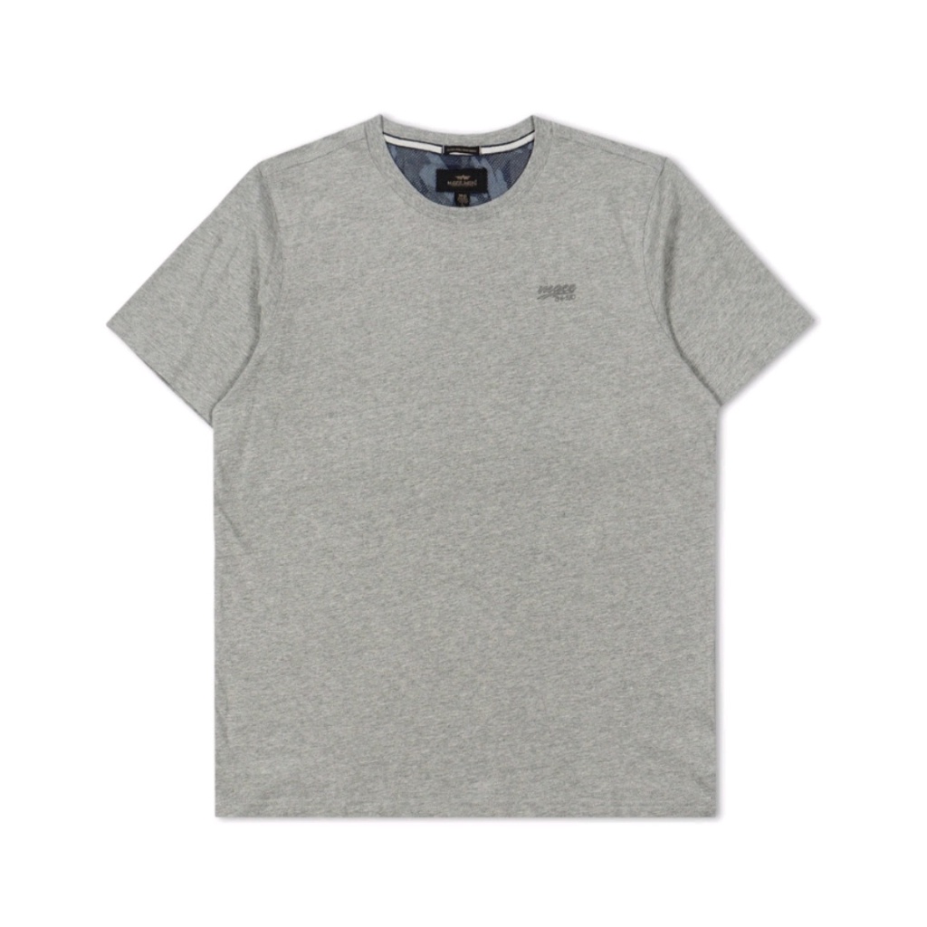 Kaos Original MGEE Basic Kasual Oblong Katun Lengan Pendek Cleo Grey1