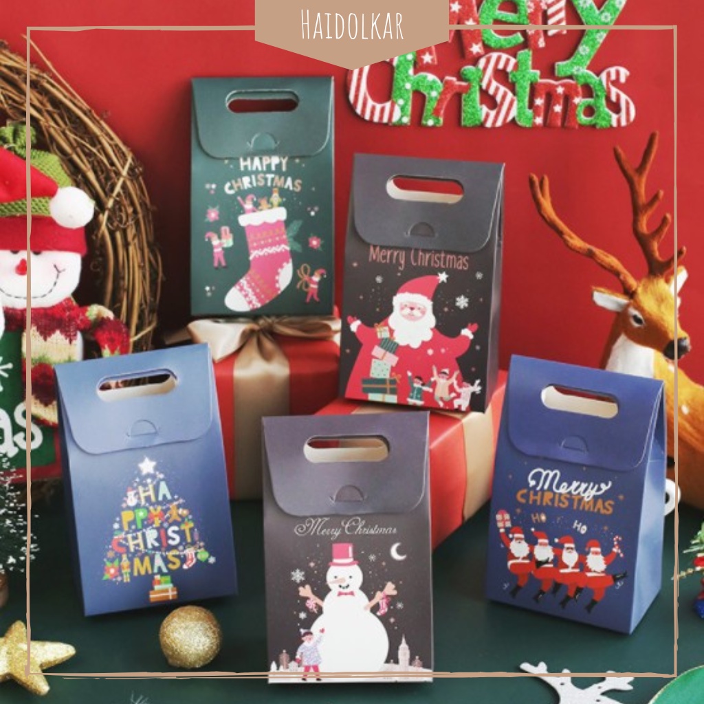 

Kotak Snack Natal Box Souvenir Kotak Hadiah Kotak Bingkisan Natal