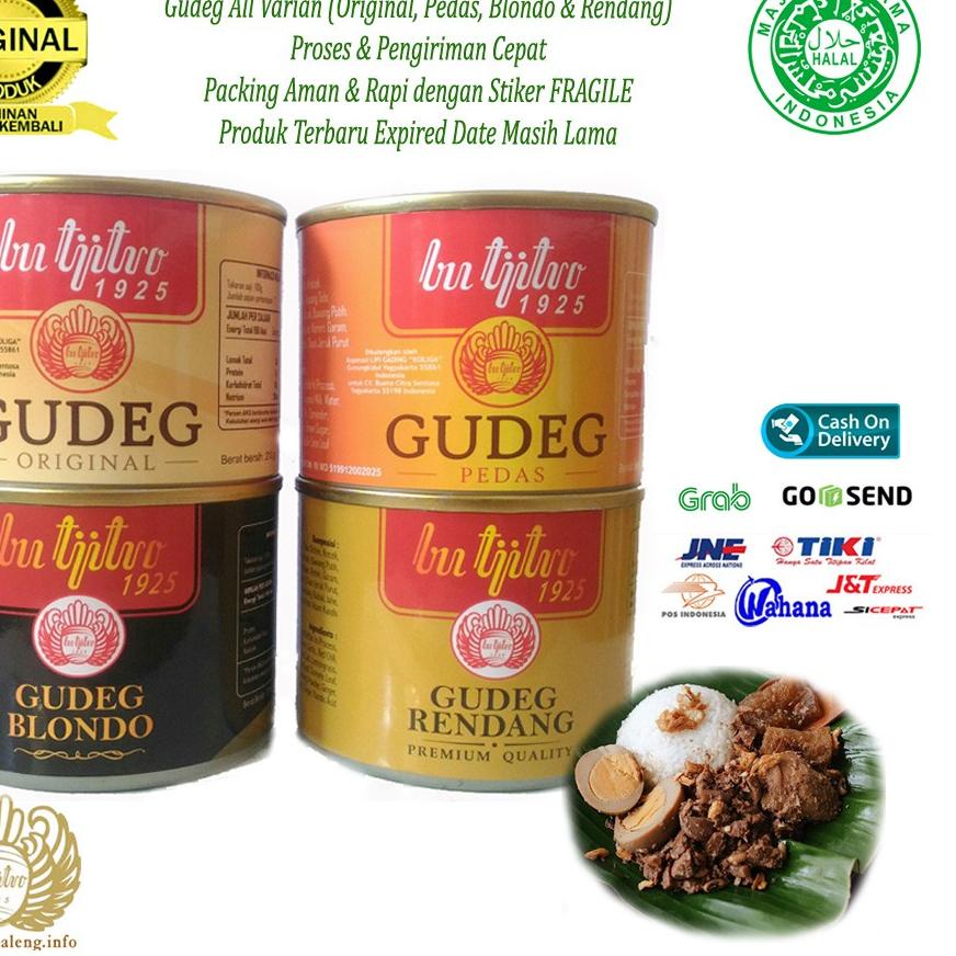

♩ Gudeg Kaleng Bu Tjitro Paket Komplit All Varian - 4Pcs ❀