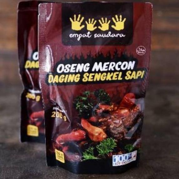 

✹ Oseng Mercon Sengkel Sapi 200gr (SANGAT PEDAS) ℮