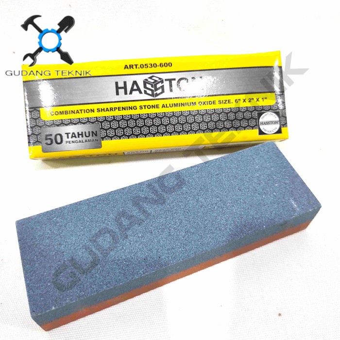 Batu Gosok Batu Asah Pisau 6&quot; 8&quot; HASSTON PROHEX / Batu Ungkal Asahan Combination Sharpening Stone 6 Inch 0530-600 8 Inch 0530-800 HASSTON PROHEX