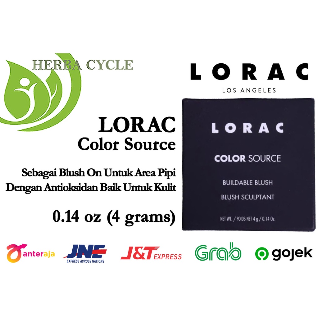 Lorac Color Source Blush On (4 gr) Prism Shades Pipi Cantik Merah Merona ORI USA