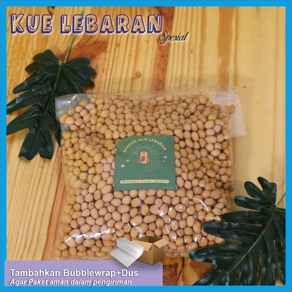 

Kacang Telur Kacang Atom Bima Kemasan 1Kg - Spesial Kue Lebaran