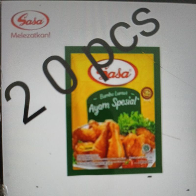 

Sasa 20 sachet x 24gr bumbu lumur