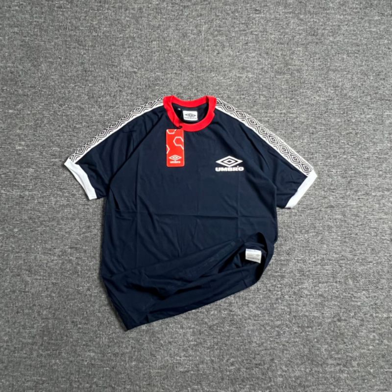 -FRMNSH- KAOS RINGER UMBRO NAVY NEW FULL TAG LABEL CASUAL HYPE