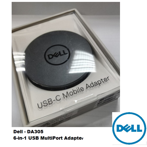 Adapter Hub Docking 6 in 1 USB C Multiport Adapter DA305 Dell Original