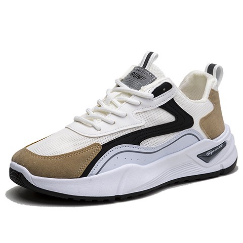 Techdoo Sepatu Sneakers Pria Sepatu Olahraga Import Sepatu Kets KSR705 - Hitam, 40