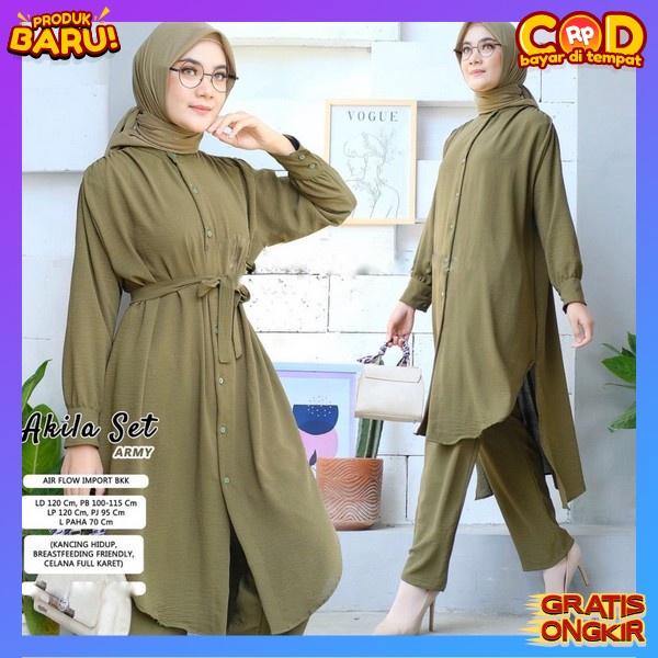 Trend Fashion Lebaran Kekinian Stelan Kondangan Fashion Terbaru Baju Muslim Oneset Wanita One Set Mu