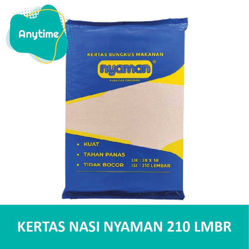 

KERTAS NASI NYAMAN BIRU ISI 210 LEMBAR